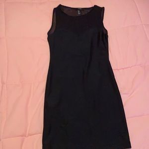 Black dress with Sheer top